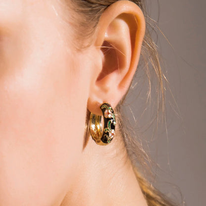 Spring Floral Blush Earrings